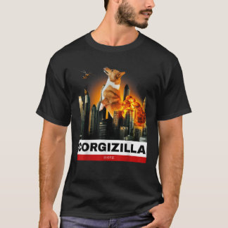 CORGIZILLA Funny Corgi Tshirt for Dog lovers to Ha