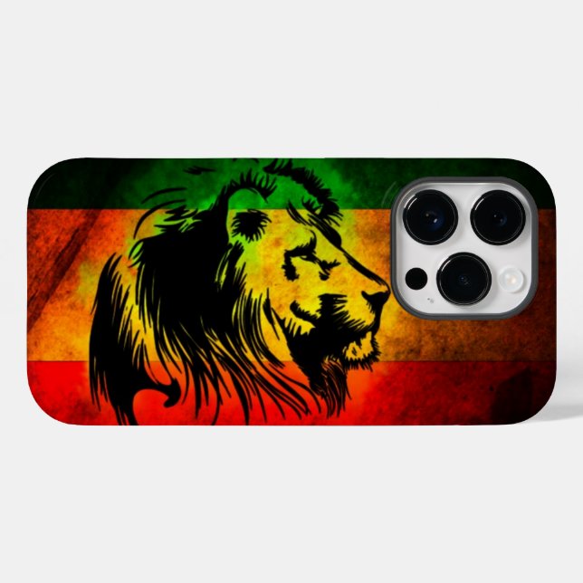 cori rasta reggae graffiti flag lion Case-Mate iPhone case (Back (Horizontal))