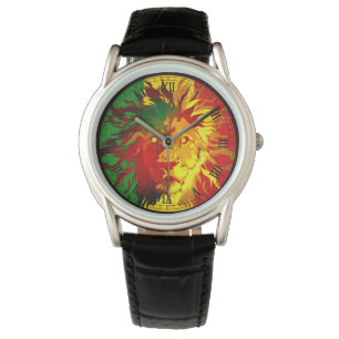 cori rasta reggae graffiti flag lion watch
