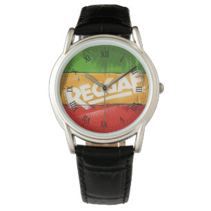 cori rasta reggae graffiti flag lion watch