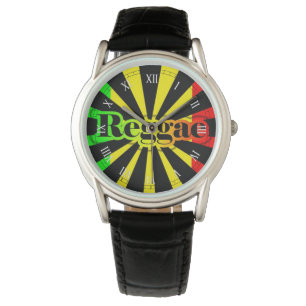 cori rasta reggae graffiti flag lion watch
