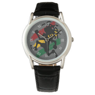 cori rasta reggae graffiti flag lion watch