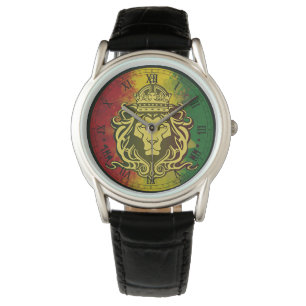 cori rasta reggae graffiti flag lion watch