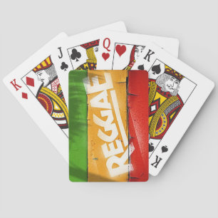 Cori Reith Rasta reggae graffiti Playing Cards
