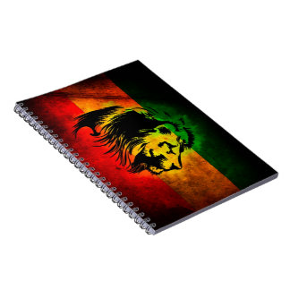 Cori Reith Rasta reggae lion Notebook