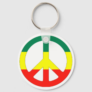Cori Reith Rasta reggae peace Key Ring