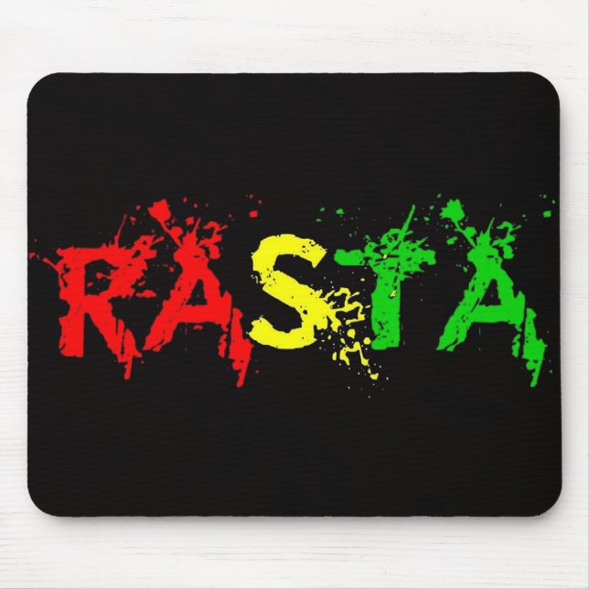 Cori Reith Rasta reggae peace Mouse Mat (Front)