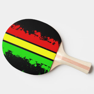 Cori Reith Rasta reggae rasta flag graffiti Ping Pong Paddle