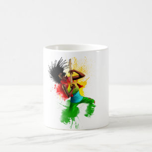 Cori Reith Rasta reggae rasta man music graffiti Coffee Mug
