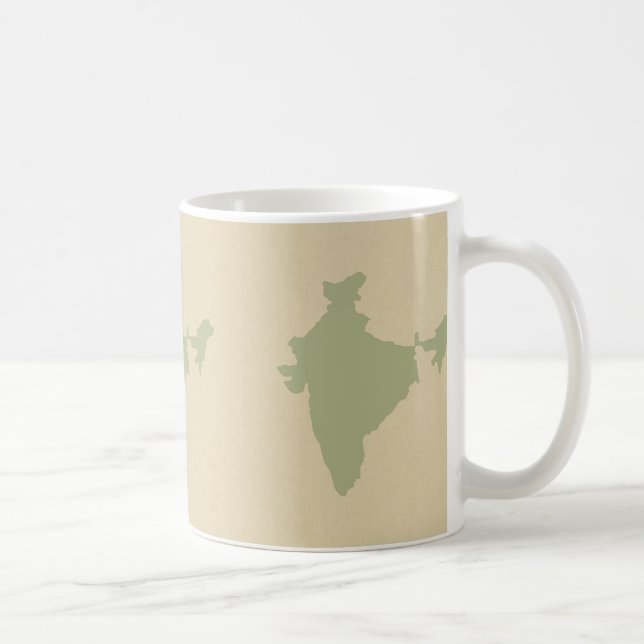 Coriander Blue Spice Moods India Coffee Mug (Right)