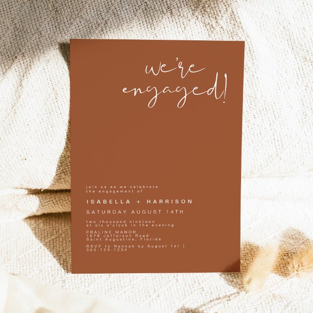 CORIANDER Boho Terracotta Engagement Announcement (Creator Uploaded)