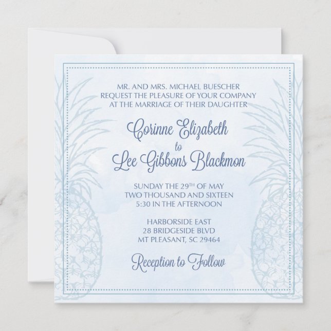 Corinne and Lee Invitation (Front)