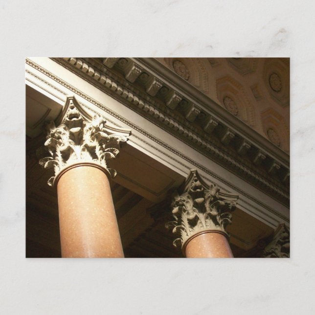 Corinthian Columns Postcard (Front)