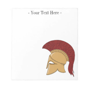 Corinthian Helmet Notepad