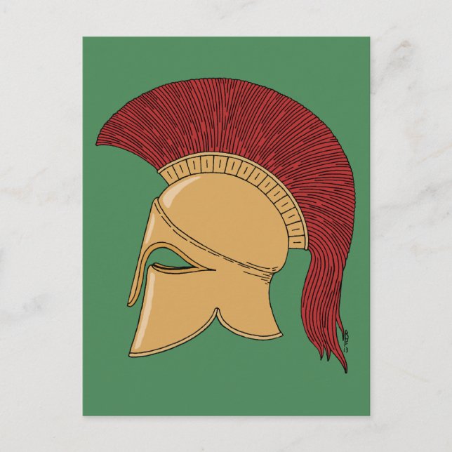 Corinthian Helmet Postcard (Front)
