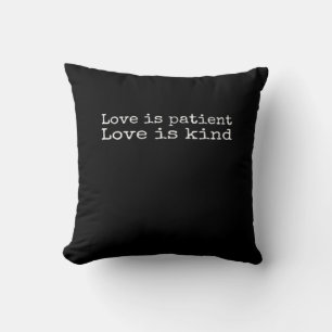 Corinthians Love Is Patient Love Is Kind Scripture Cushion