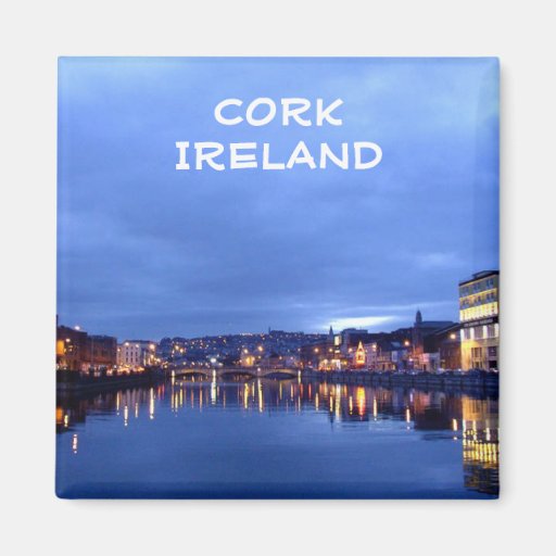 Image of Cork at Night, Ireland Magnet