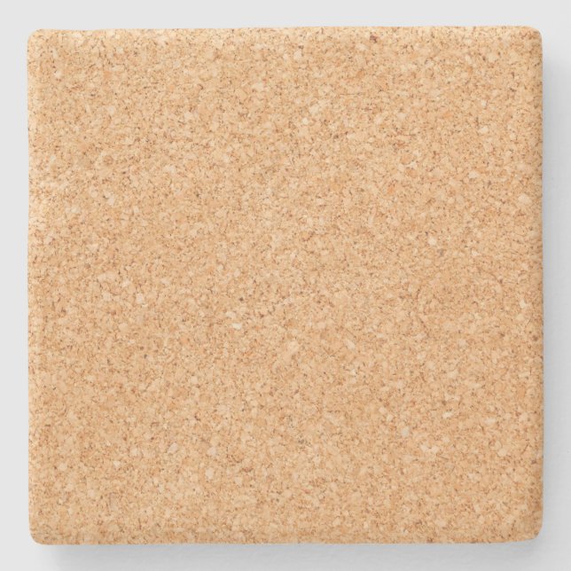 Cork Board Stone Coaster (Front)