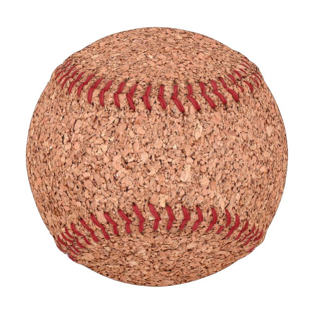 Cork Board Texture Baseball (Back)