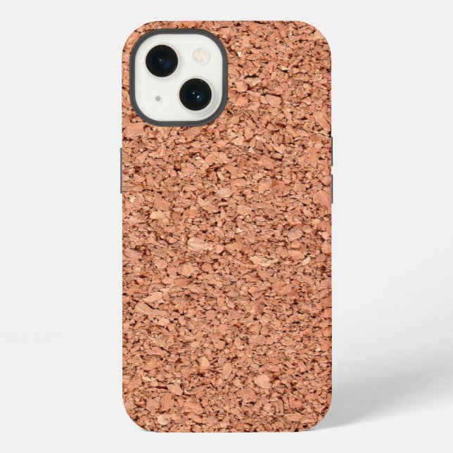 Cork Board Texture iPhone Case (Back)