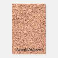 Cork Board with Personalised Text