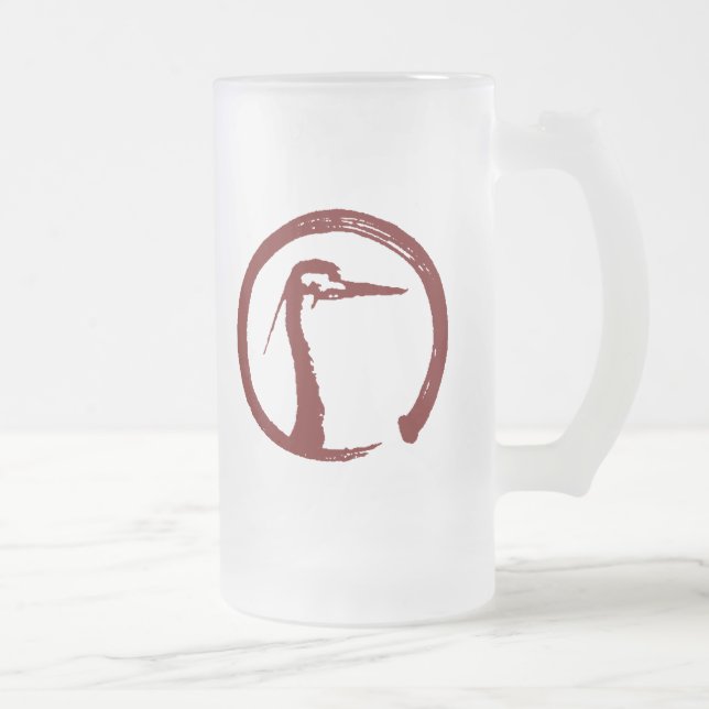 Cork Budokai Beer Glass Frosted Glass Beer Mug (Right)