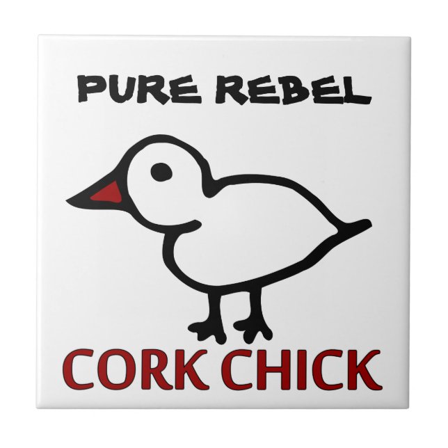 Cork Chick Tile (Front)