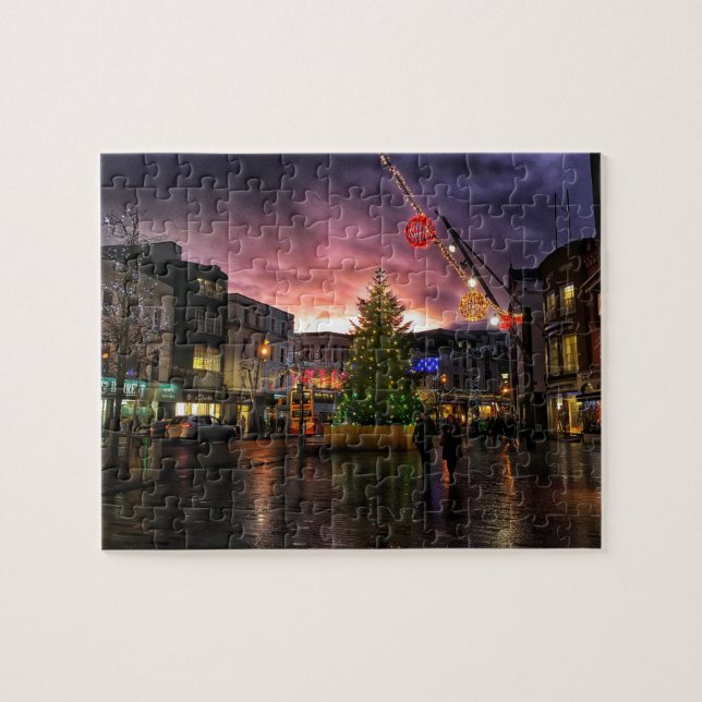 Cork City Ireland at Christmas Puzzle (Horizontal)