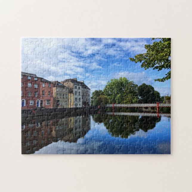 Cork City, Ireland Puzzle - Colorful Reflections (Horizontal)