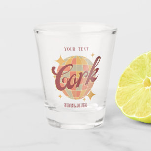 Cork City Ireland Retro gift driks Shot Glass