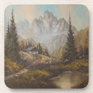 Cork Coaster Set Ann Hayes Bavarian Dream