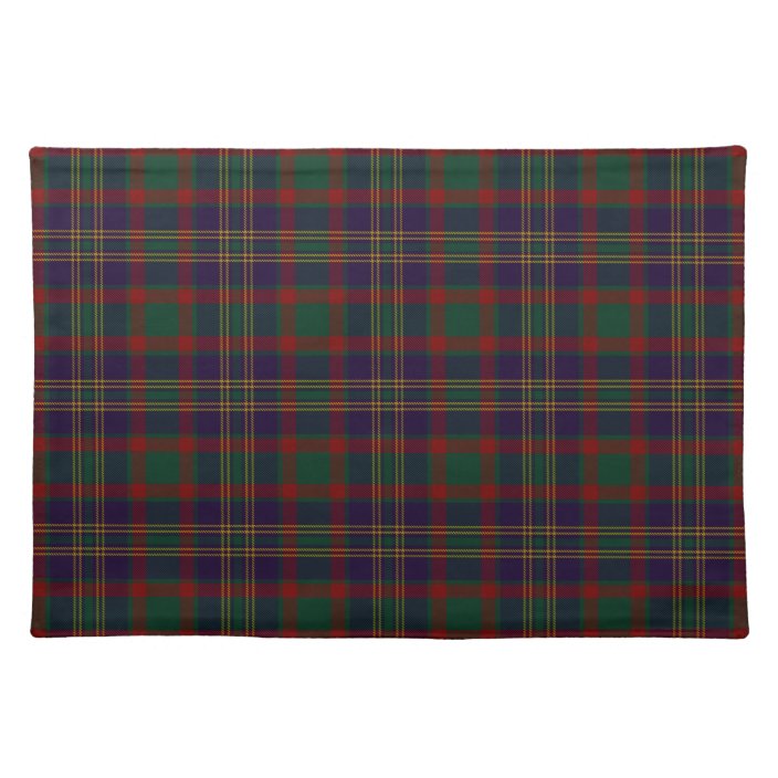 Cork County Irish Tartan Placemat Zazzle.co.uk