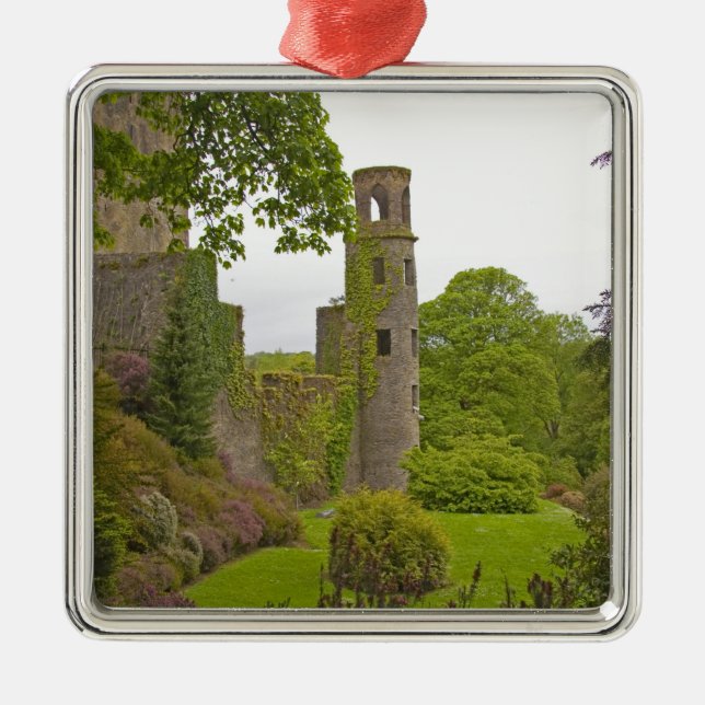 Cork, Ireland. The infamous Blarney Castle 2 Metal Tree Decoration (Front)