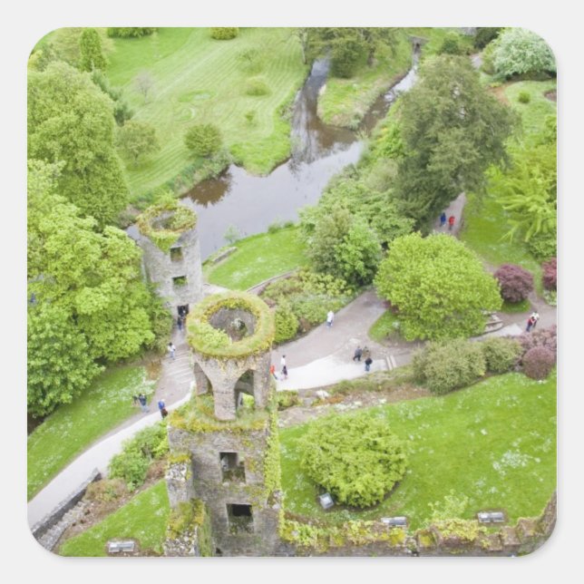 Cork, Ireland. The infamous Blarney Castle Square Sticker (Front)