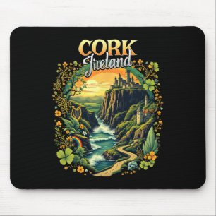 Cork Ireland Vacation Trip Travel Irish Souvenir  Mouse Mat