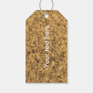 Cork Look Gift Tags