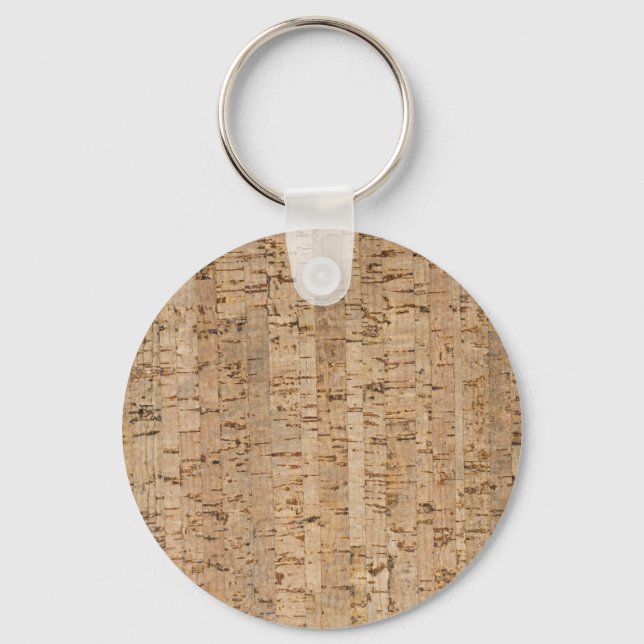 Cork oak pattern key ring (Front)