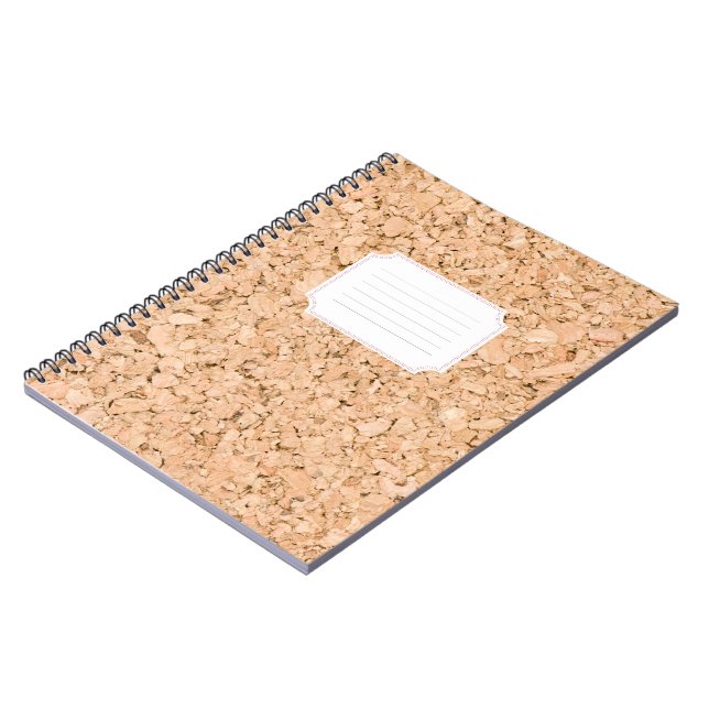 Cork oak pattern notebook (Left Side)