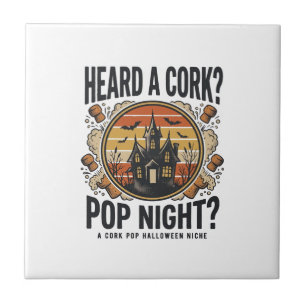 Cork Pop Halloween Haunted House Vintage Shirt_1 Tile