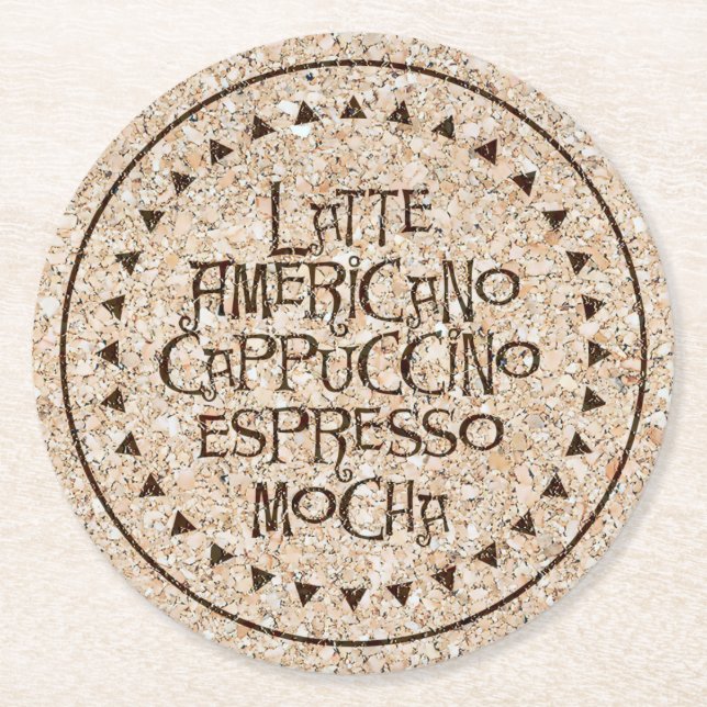 Cork round coasters (Front)