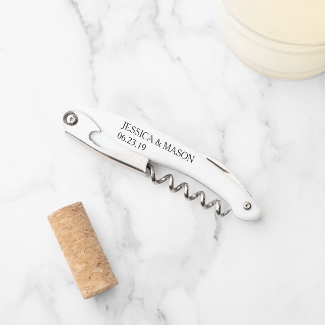 Cork Screw Wedding Favors Corkscrew (Front)