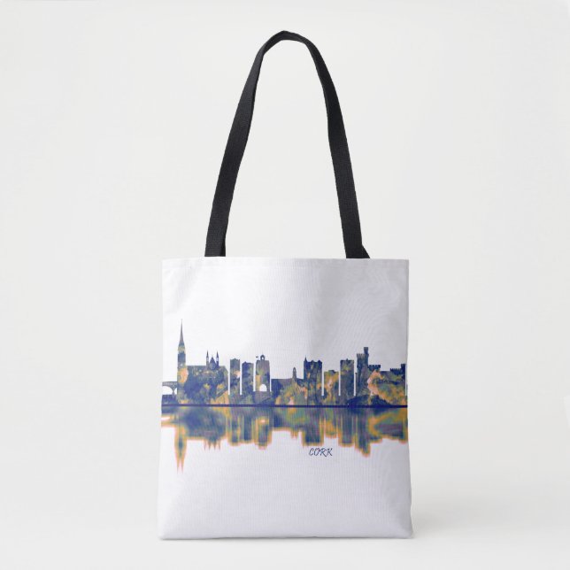 Cork Skyline Tote Bag (Front)