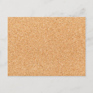 Cork texture postcard