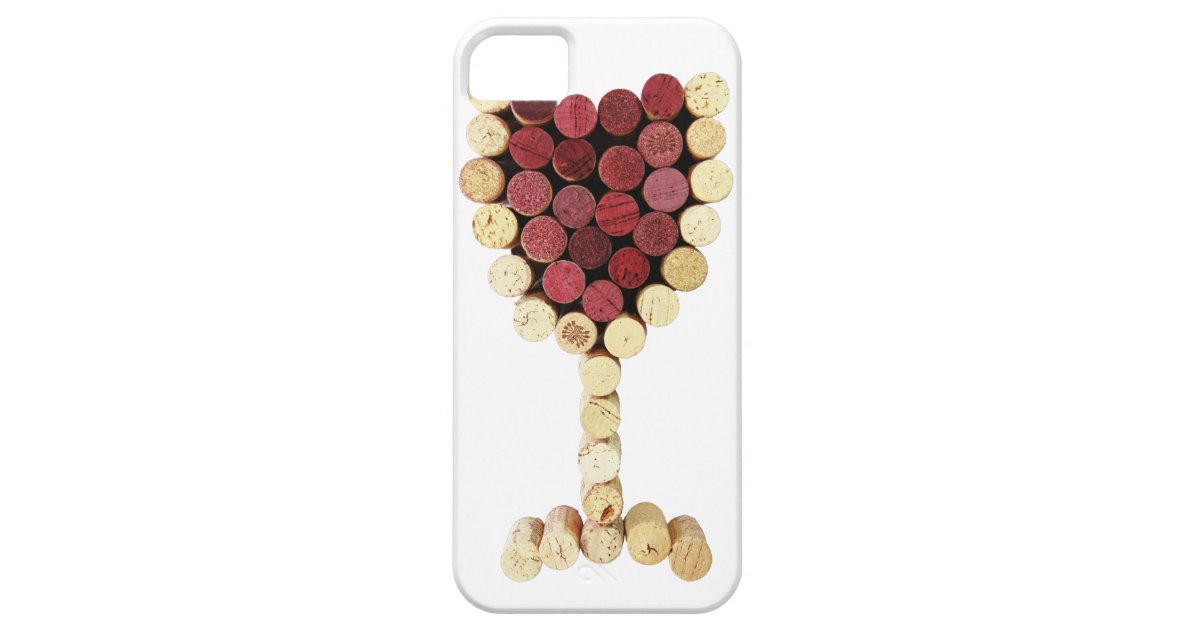 Cork Wine Glass iPhone 5 Case Zazzle.co.uk