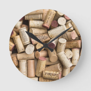 Corks Galore Round Clock
