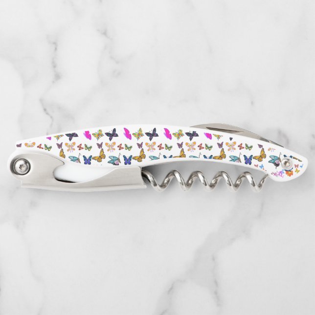 Corkscrew Bottle Opener Butterfly (Front)