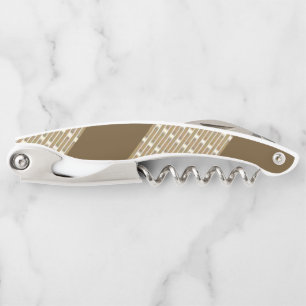 Corkscrew Bottle Opener Stripe