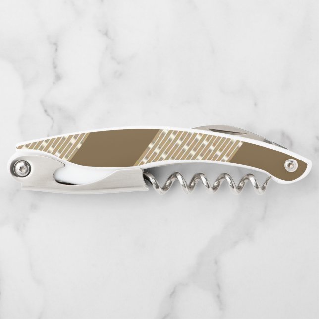 Corkscrew Bottle Opener Stripe (Front)