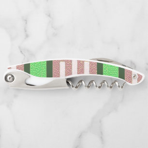 Corkscrew Bottle Opener Stripe