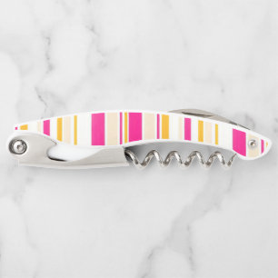 Corkscrew Bottle Opener Stripe